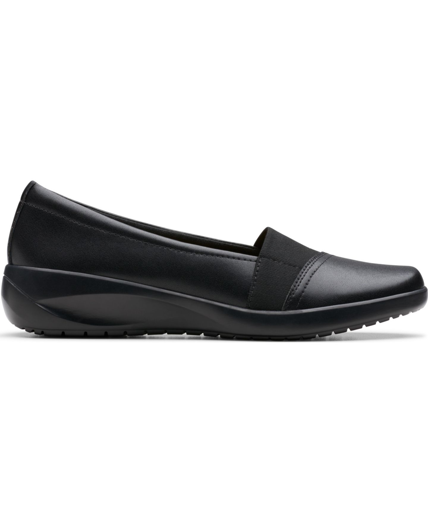 Женские туфли Clarks Kaetlyn Rhea Round Toe, цвет: Чёрный кожаный — фото 2