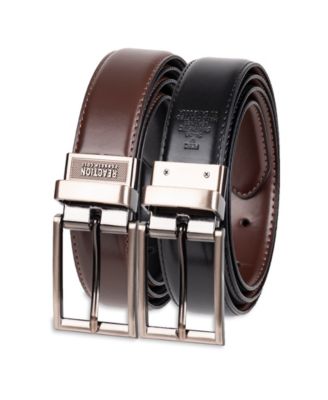 Men's 2-In-1 Reversible Feather Edge Dress Belt