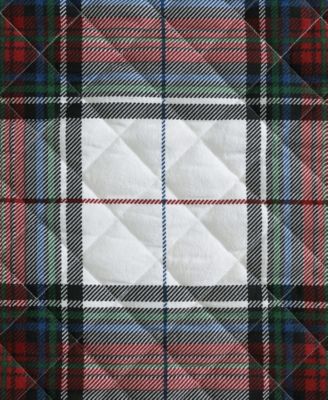 CLOSEOUT! Holiday Plaid Flannel Cotton Reversible 2-Pc. Quilt Set, Twin
