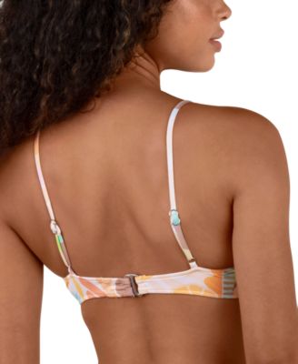 Juniors' Vacay Dreams Scoop-Neck Bralette Bikini Top