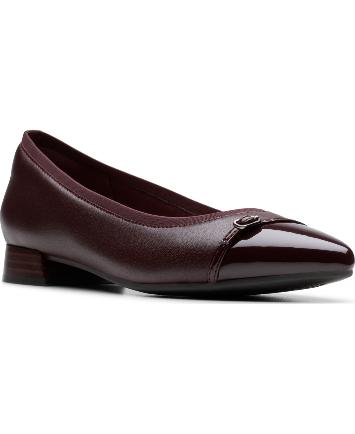 Clarks Women's Natalyn Dusk Pointed Toe Flats In Burgundy
