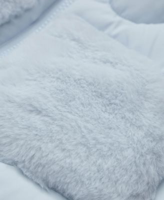 Baby Girls Soft Lined Puffer Jacket 6-24M