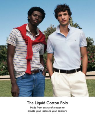 Men's Regular-Fit Ultra Soft Liquid Cotton Polo Shirts