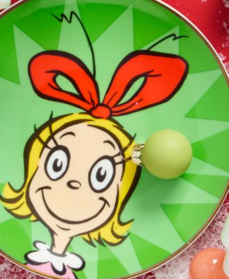Merry Grinchmas Tidbit Plates, Set of 4