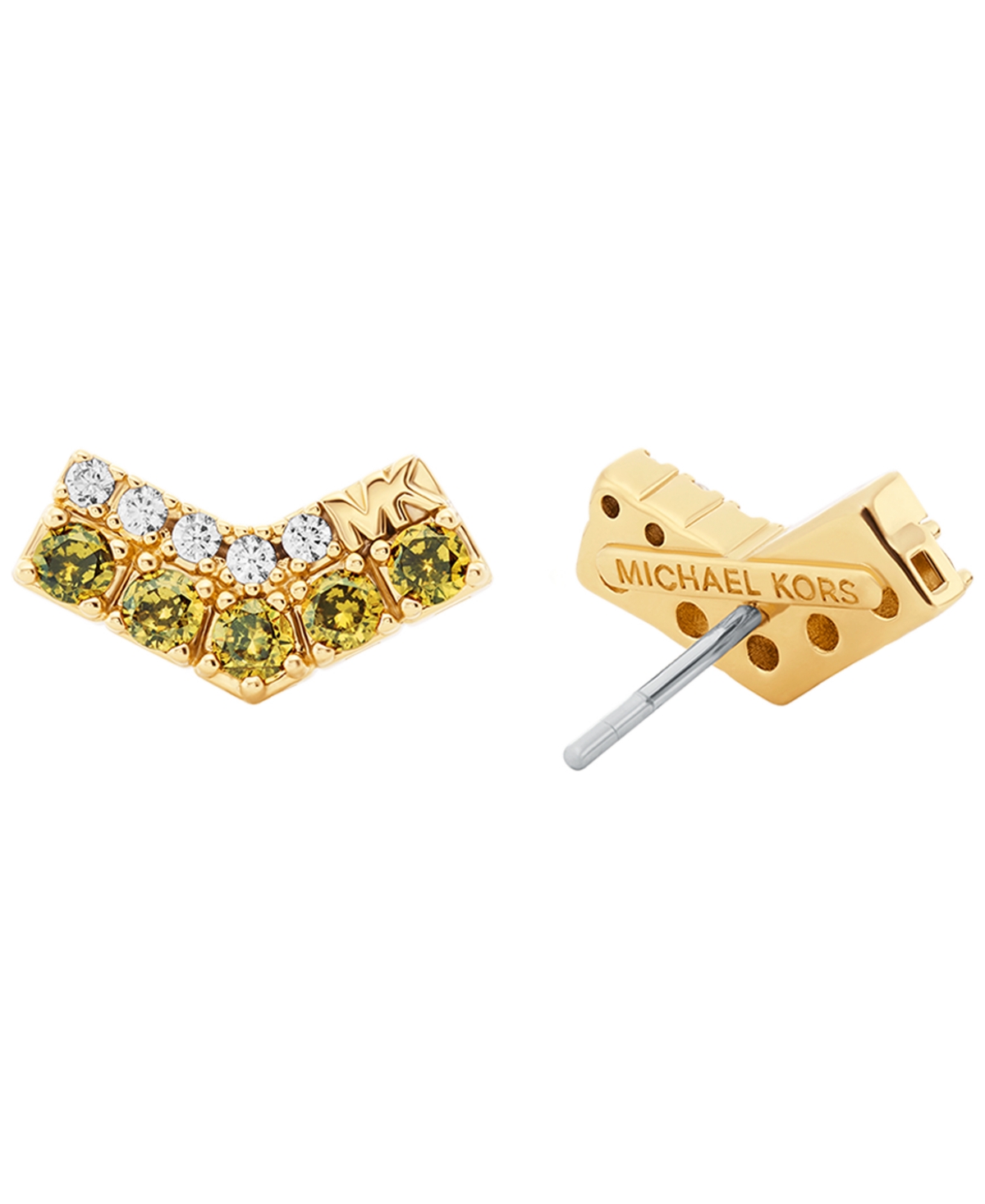 Michael Kors Gold-tone Stud Earrings In Gold