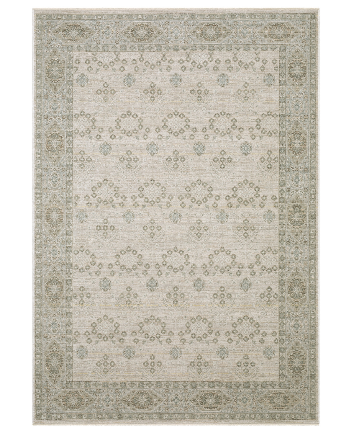 Oriental Weavers Keaton Kea04 2'3"x7'6" Runner Area Rug In Gray