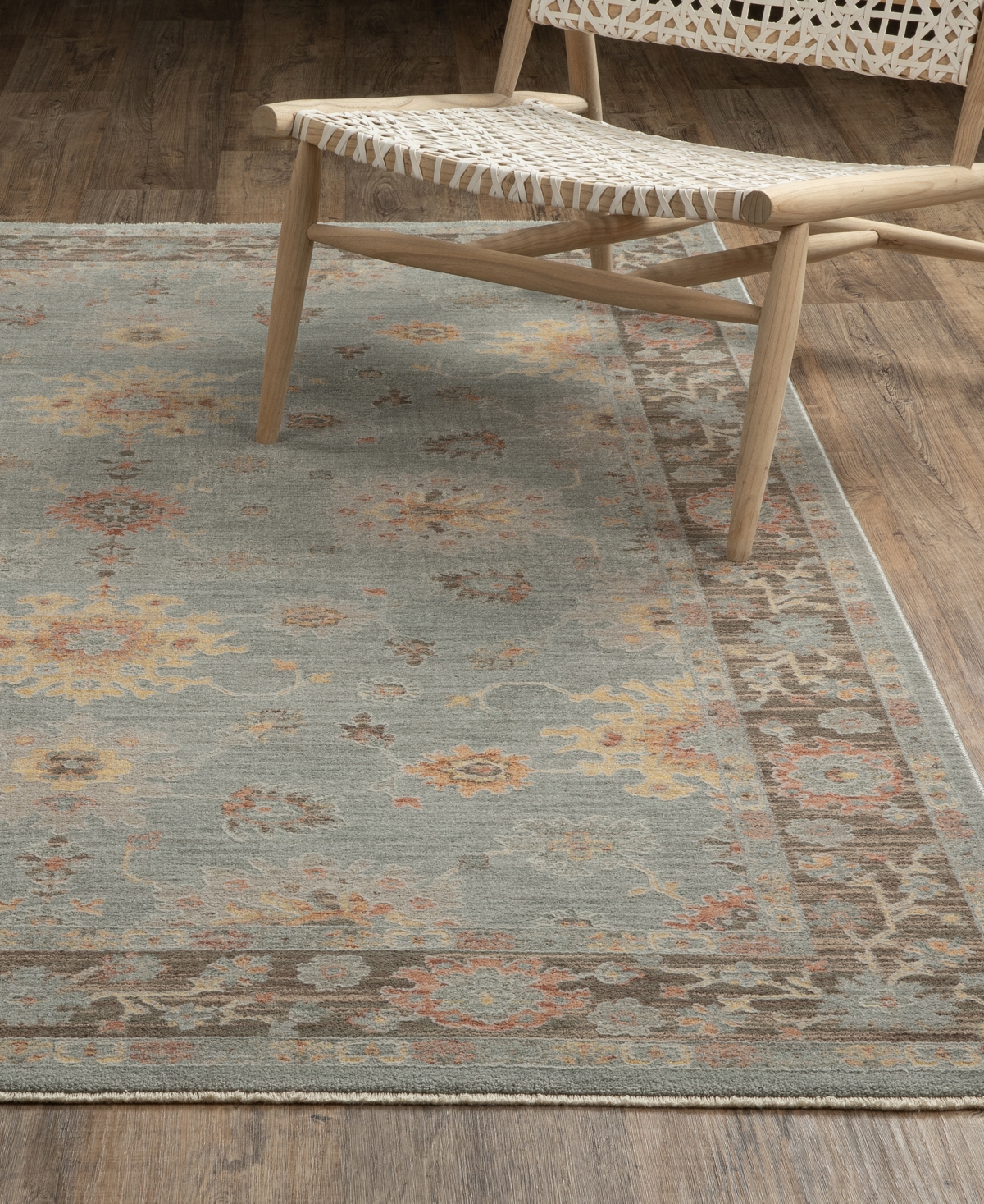 Oriental Weavers Keaton Kea05 2'3"x7'6" Runner Area Rug In Blue