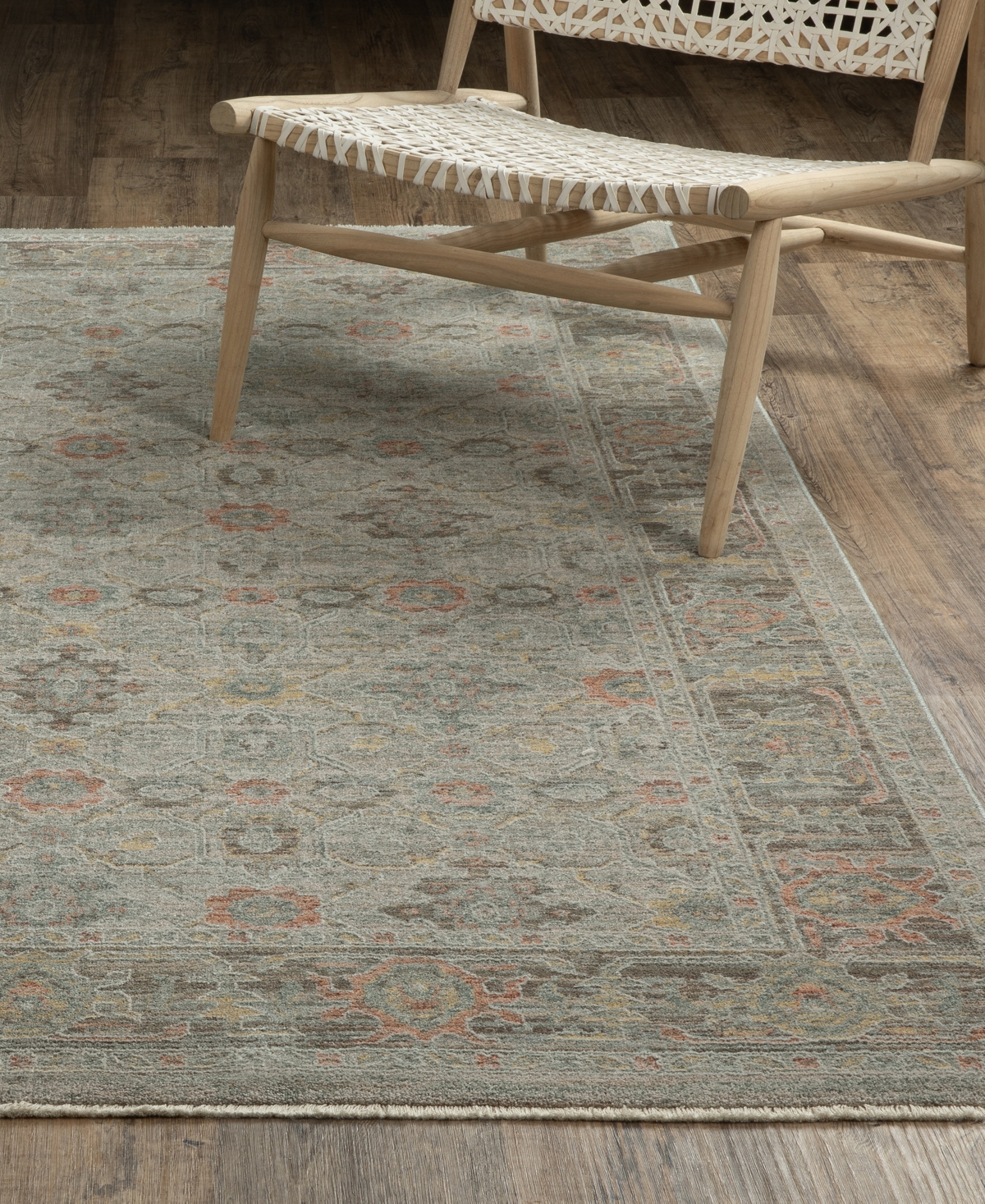 Oriental Weavers Keaton Kea10 2'3"x7'6" Runner Area Rug In Gray