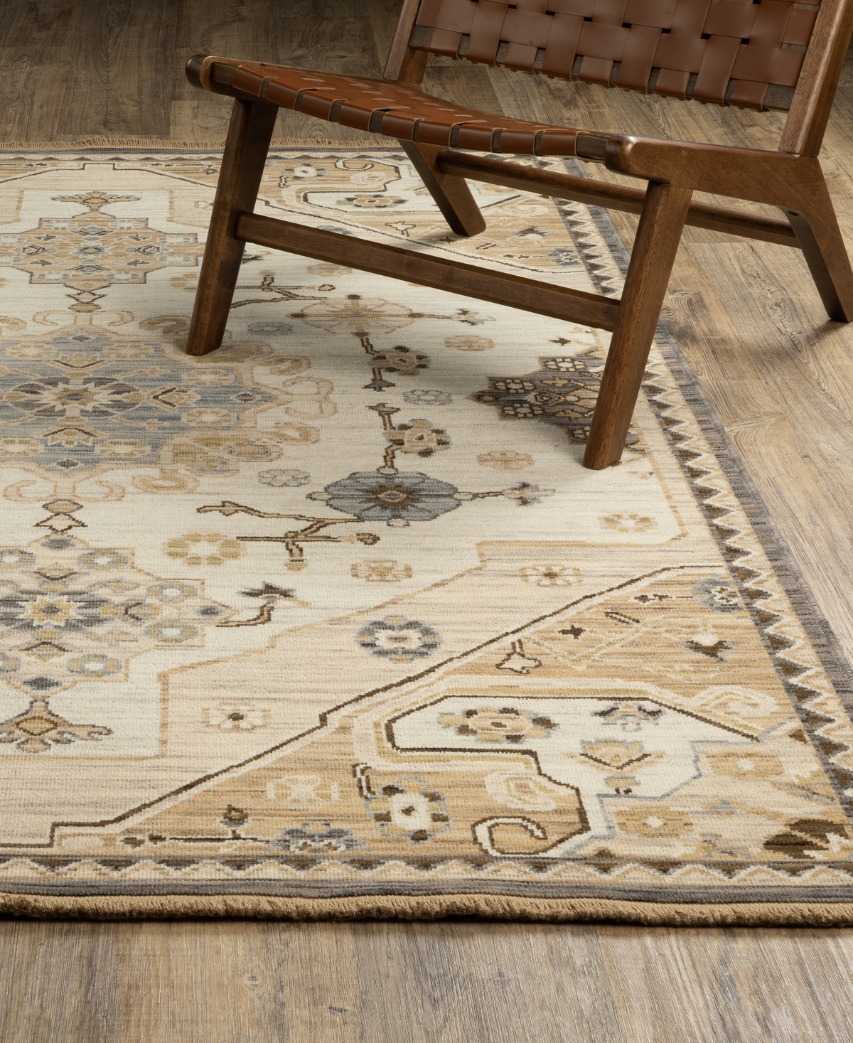 Oriental Weavers Acacia Aca03 2'6"x10' Runner Area Rug In Neutral
