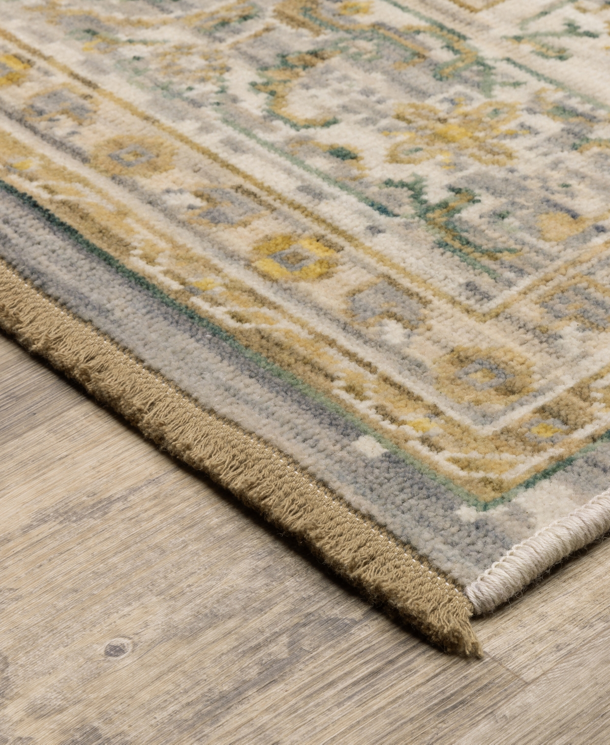 Oriental Weavers Acacia Aca14 2'6"x10' Runner Area Rug In Neutral
