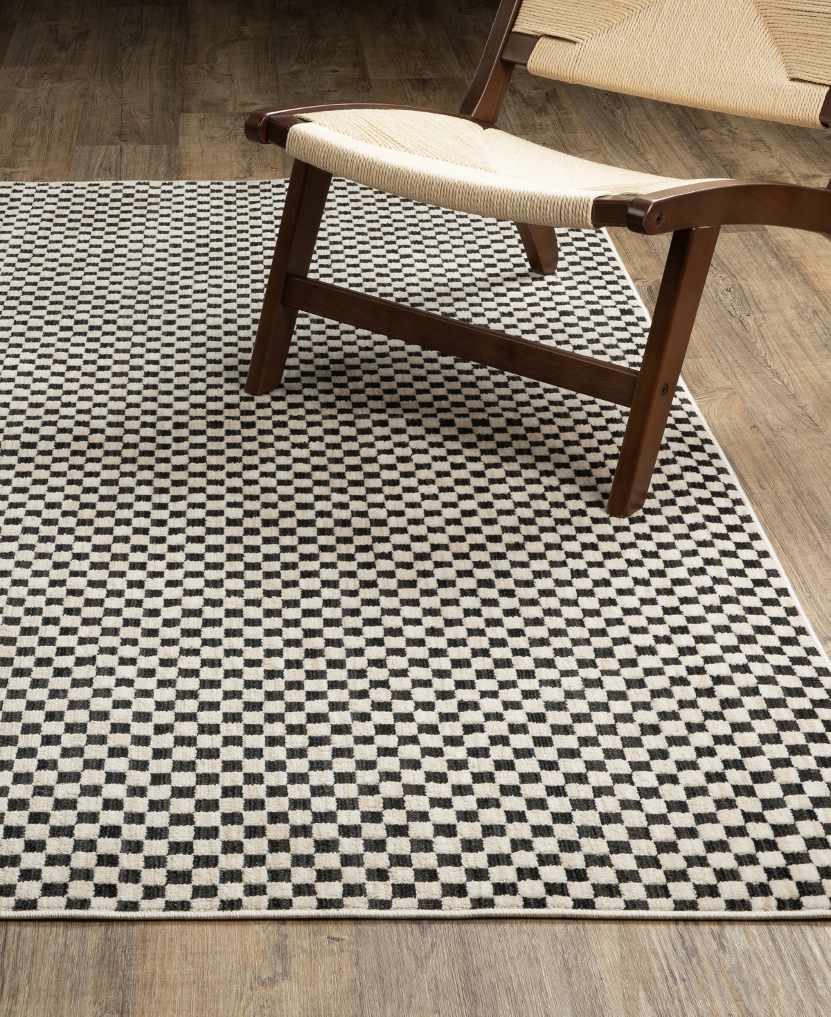 Oriental Weavers Hunter Hnt02 2'3"x7'6" Runner Area Rug In Black