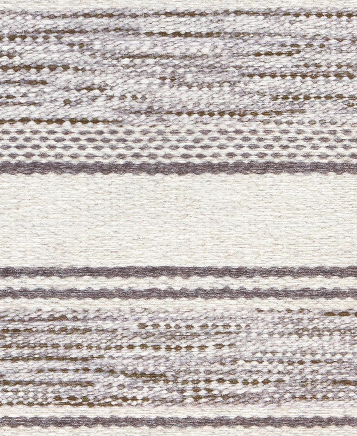 Dash And Albert Rugs By Annie Selke Ellington Stripe Machine Washable Da2340 6'x9' Area Rug In Gray