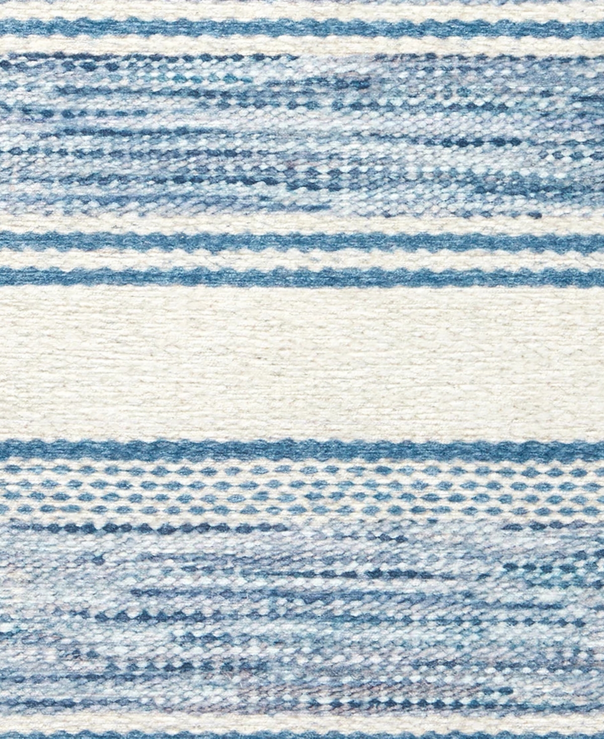 Dash And Albert Rugs By Annie Selke Ellington Stripe Machine Washable Da2339 3'x5' Area Rug In Blue