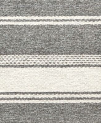 Bowman Stripe Machine Washable DA2338 4'x6' Area Rug