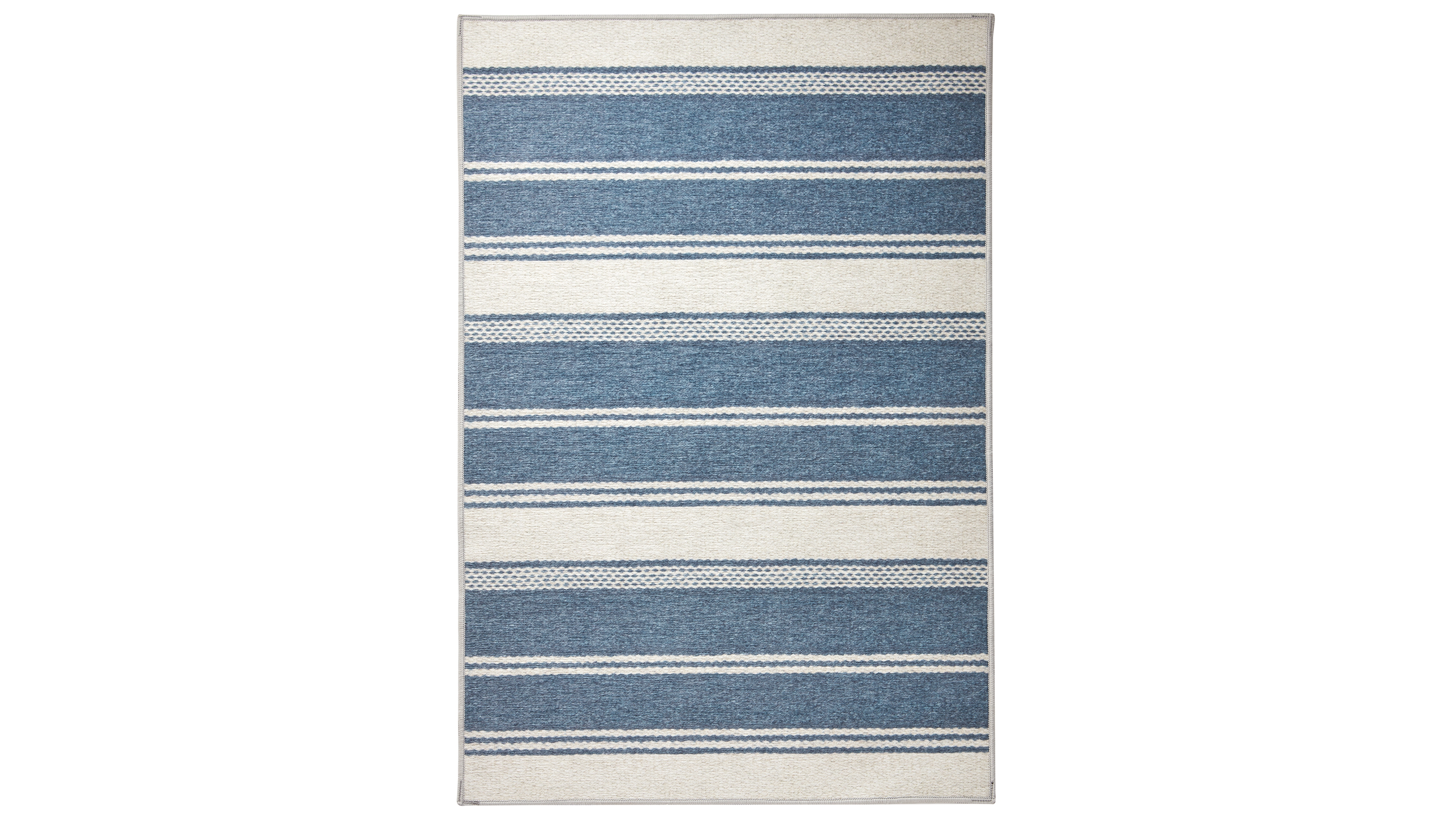 Dash and Albert Rugs by Annie Selke Bowman Stripe Machine Washable DA2337 4'x6' Area Rug
