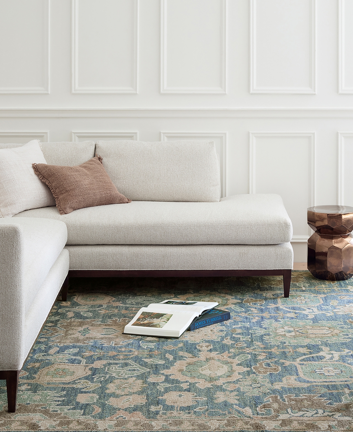 Dash And Albert Rugs By Annie Selke Camille Da2314 5'x8' Area Rug In Blue