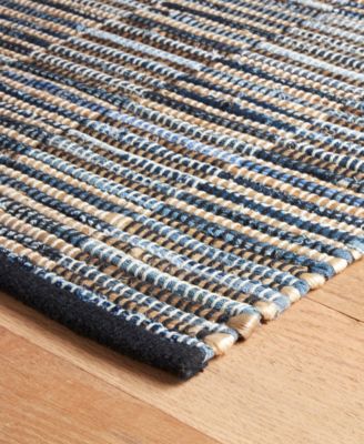Denim Rag Gridwork DA2207 3'x5' Area Rug