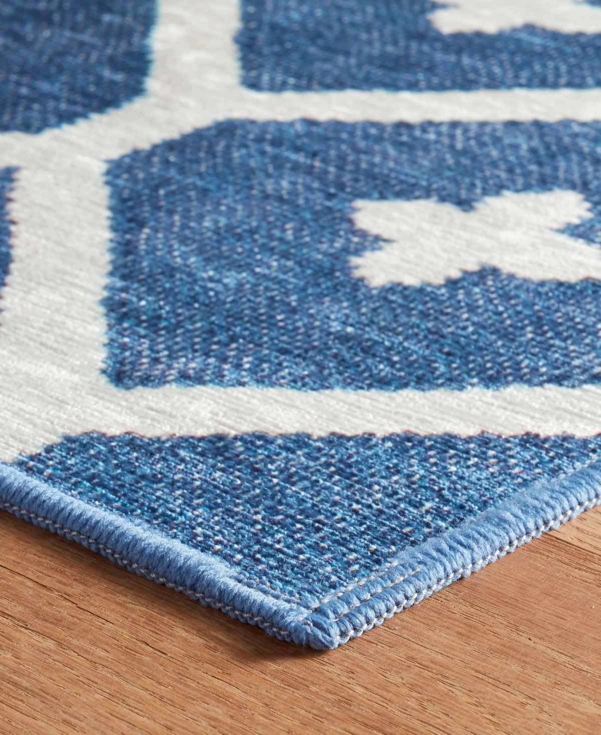 Dash And Albert Rugs By Annie Selke Elizabeth Machine Washable Da2171 2'x3' Area Rug In Blue