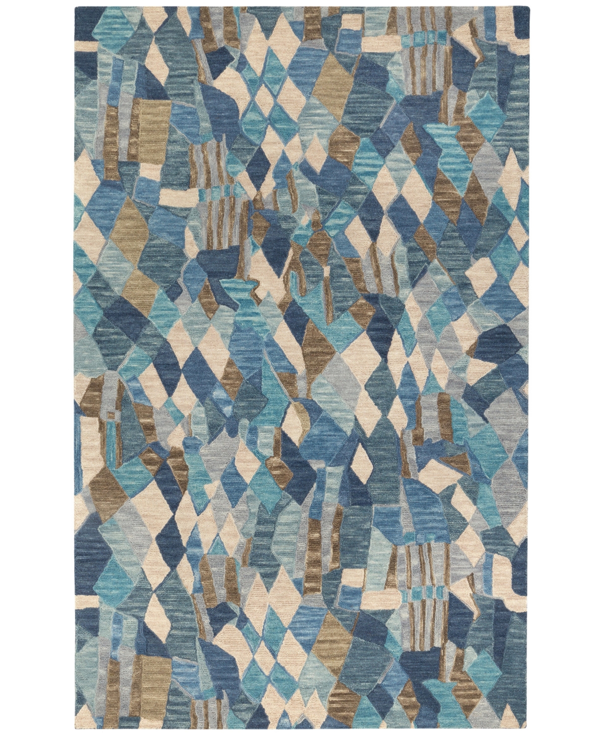 Dash And Albert Rugs By Annie Selke Deer Leap Da2001 9'x12' Area Rug In Blue