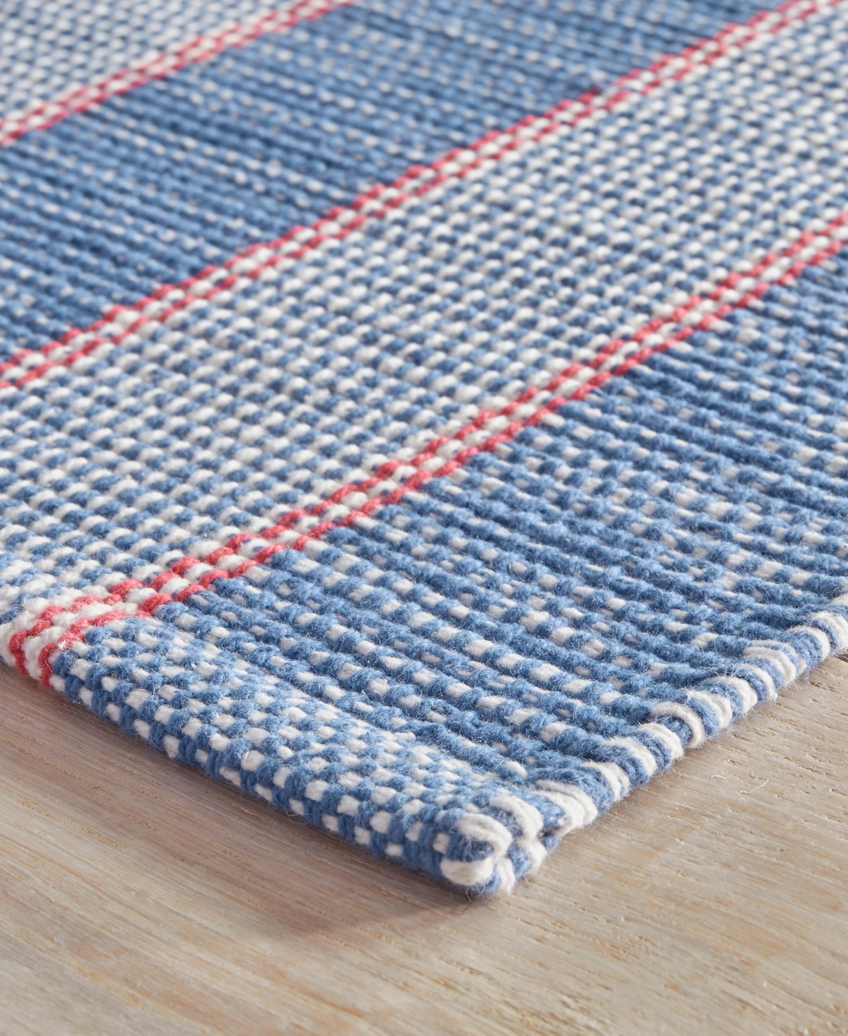 Dash And Albert Rugs By Annie Selke Hillsgrove Stripe Da1958 3'x5' Area Rug In Blue