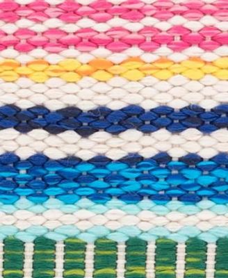 Bright Stripe Indoor/Outdoor DA1087 9'x12' Area Rug