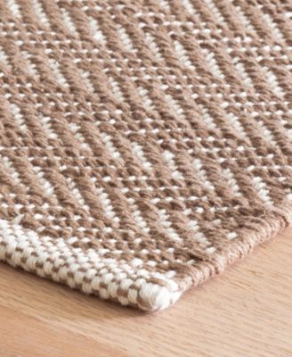 Herringbone Cotton RDA359 2'x3' Area Rug