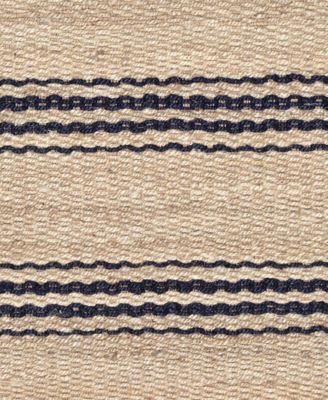 Jute Ticking RDA321 2'x3' Area Rug