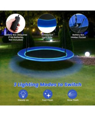 40 Inches Saucer Tree Swing for Kids and Adults