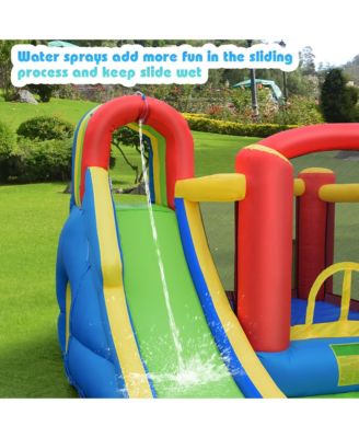 Inflatable Kid Bounce House Slide Climbing Splash Pool Jumping Castle