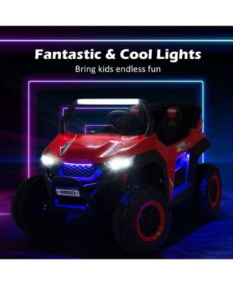 12V 2-Seater Kids Ride on UTV with Slow Start Function and Music Player