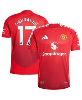adidas - Men's Alejandro Garnacho Red Manchester United 2024/25 Home Authentic Player Jersey