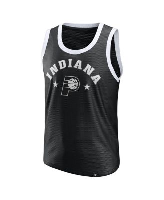 Men's Black Indiana Pacers Mesh Tank Top