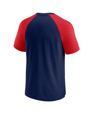 Men's Navy/Red Boston Red Sox Fundamentals Walk Off Raglan T-Shirt