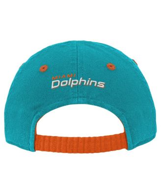 Baby Boys and Girls Aqua Miami Dolphins Team Slouch Flex Hat