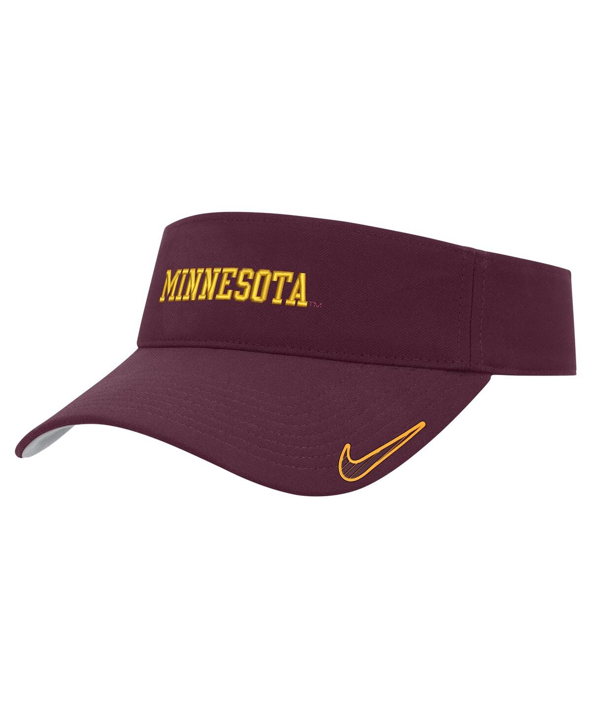 Nike Men's Maroon Minnesota Golden Gophers 2024 Sideline Ace Performance Adjustable Visor Hat