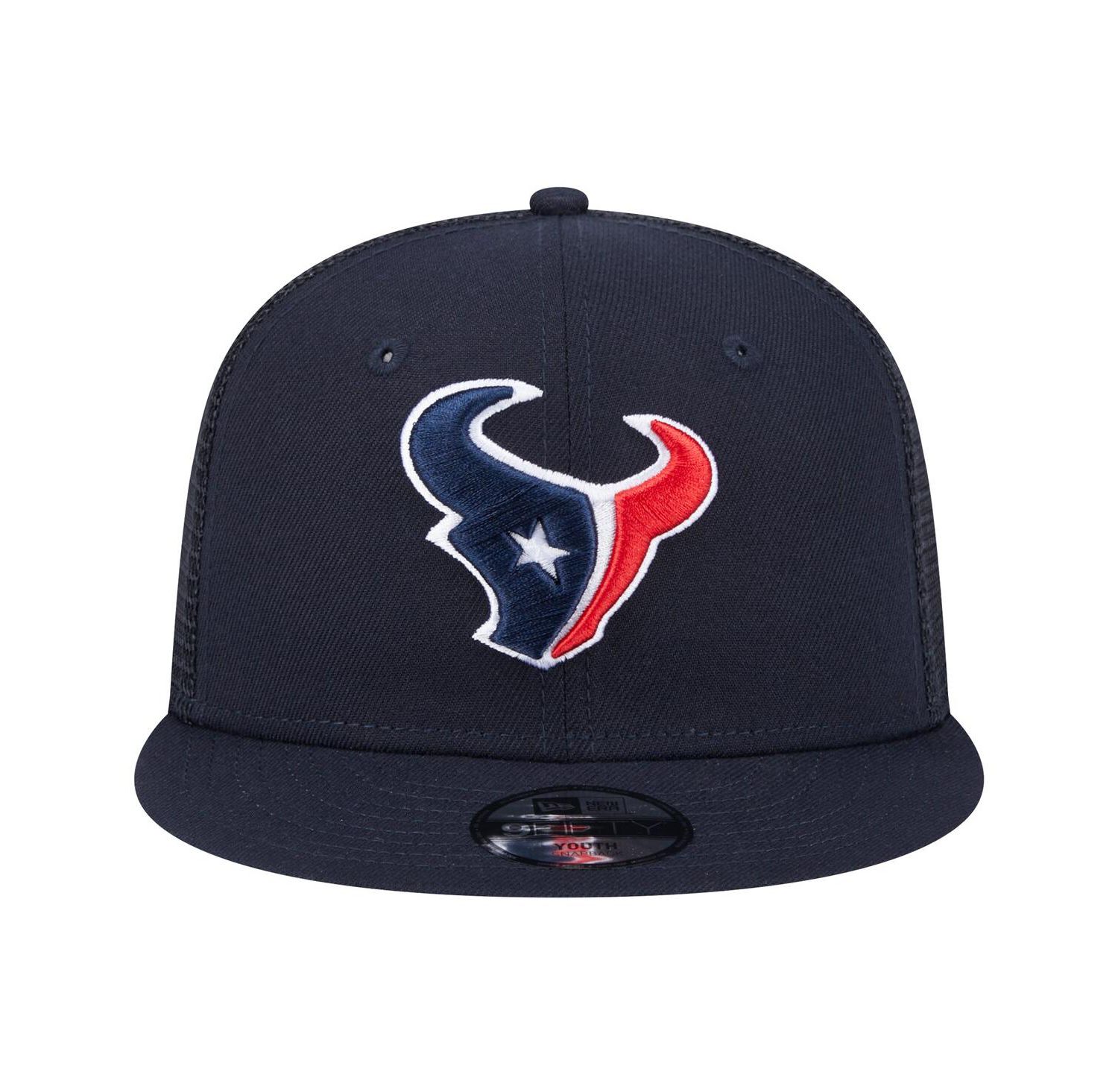 Big Boys and Girls Navy Houston Texans Main Trucker Snapback Hat