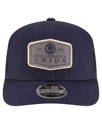 Men's Navy Philadelphia Union Labeled 9SEVENTY Trucker Stretch-Snap Adjustable Hat