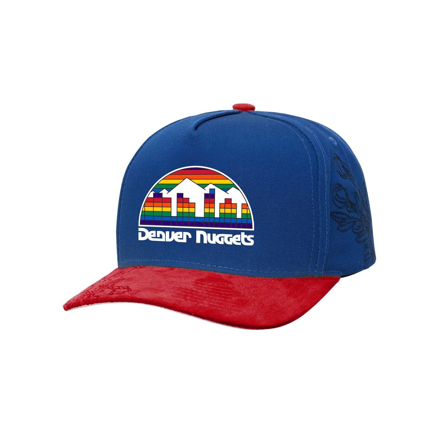 Men's Blue/Red Denver Nuggets May Flowers Adjustable Hat