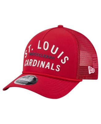 New Era - Men's&nbsp; Red St. Louis Cardinals Minimalist 9FORTY A-Frame Adjustable Hat