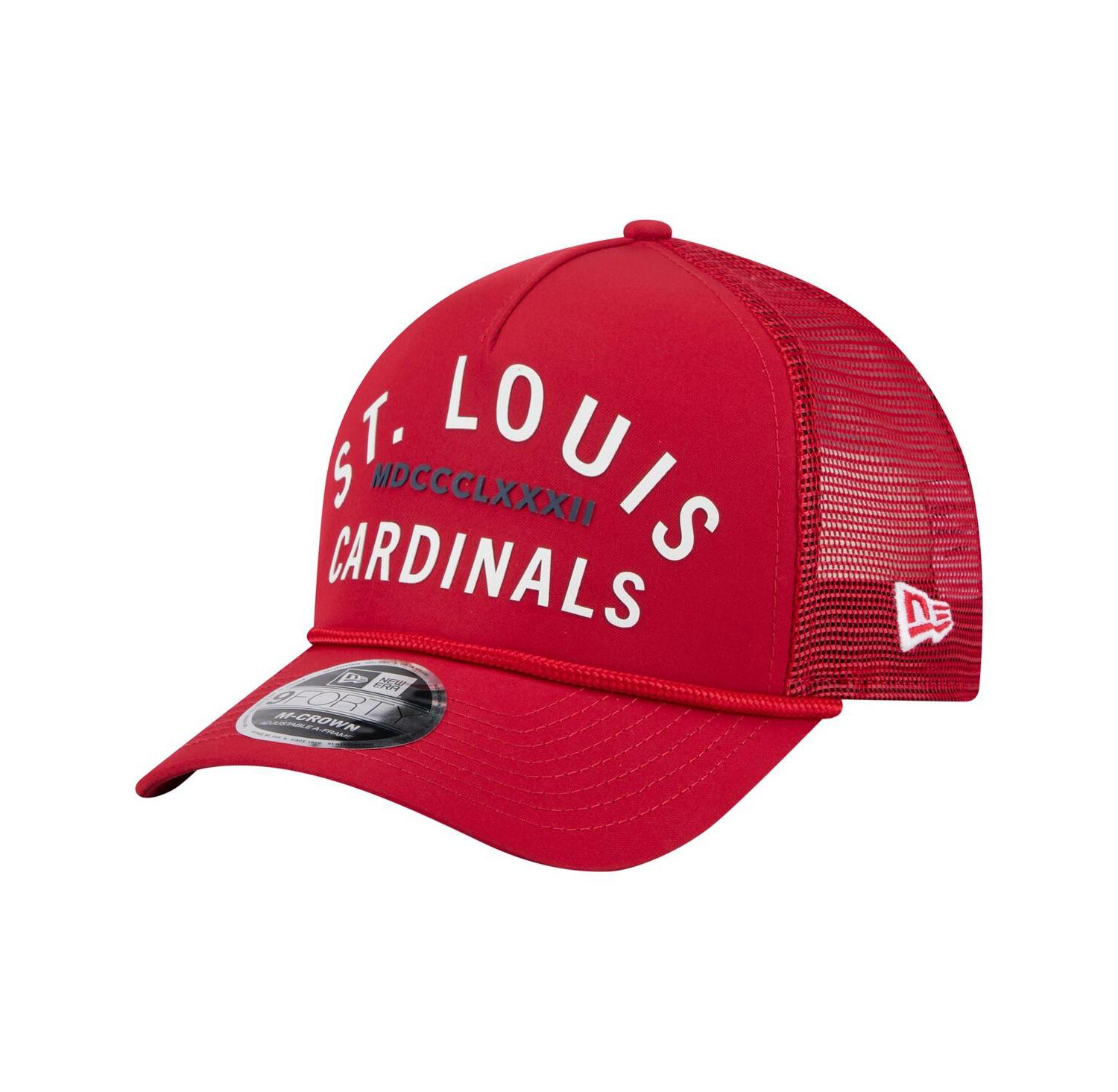 Men's Red St. Louis Cardinals Minimalist 9FORTY A-Frame Adjustable Hat