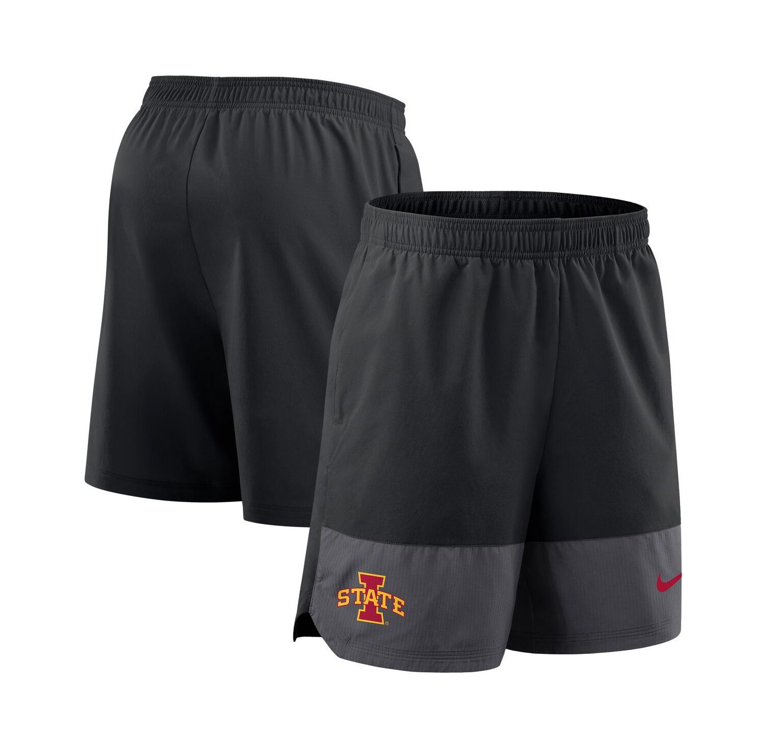 Men's Black Iowa State Cyclones 2025 Sideline Performance Shorts