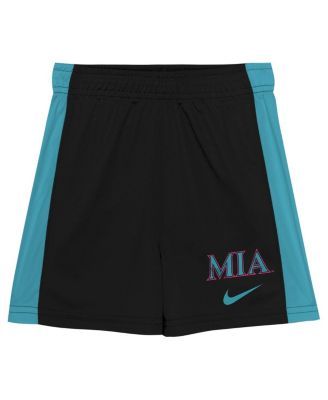 Toddler Black/Teal 2-Piece Miami Marlins 2025 City Connect Shirt and Shorts Set