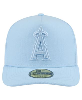 Men's Light Blue Los Angeles Angels Color Pack A-Frame 59FIFTY Fitted Hat