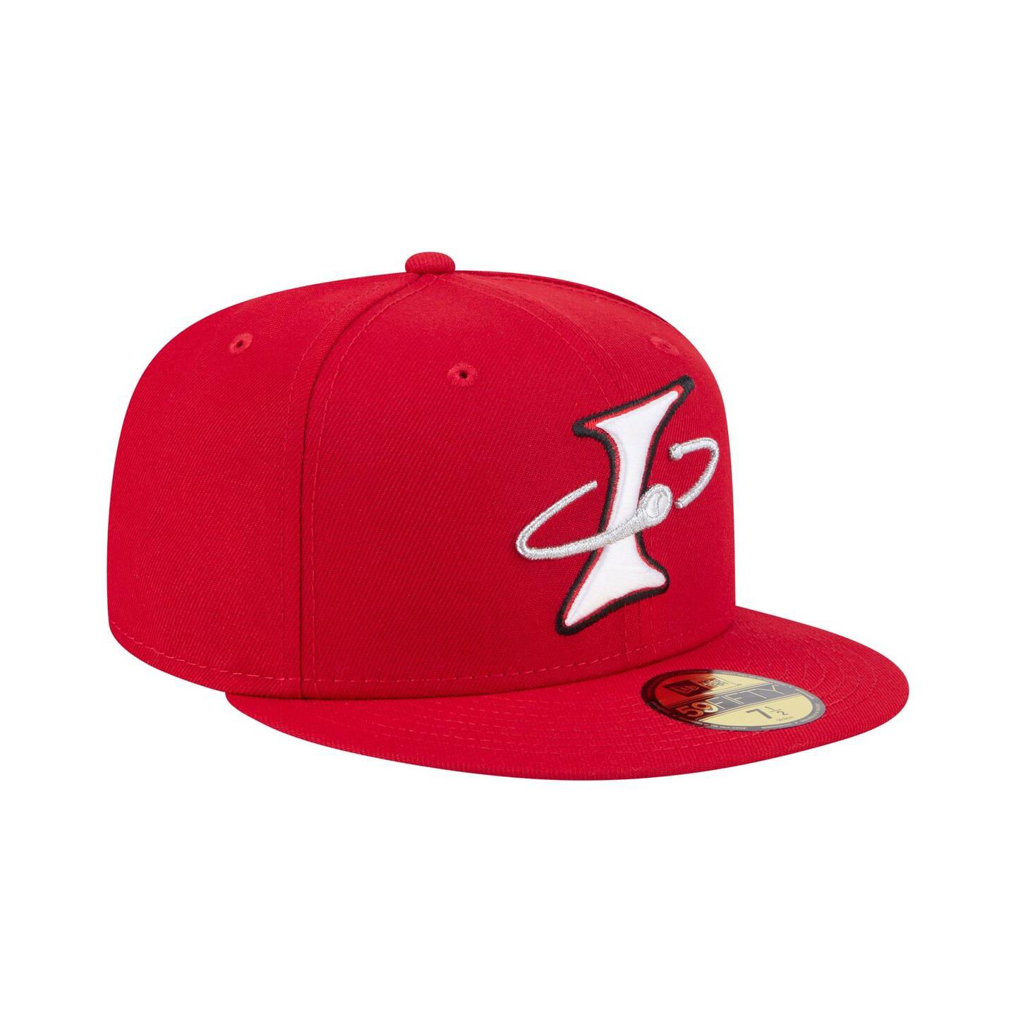 Мужская кепка New Era Red Albuquerque Isotopes Authentic Collection 59FIFTY Fitted Hat — фото 3