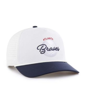 '47 Brand - Men's White/Navy Atlanta Braves Gimmie Golf Hitch Rope Adjustable Hat