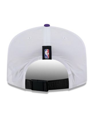 Men's White/Purple Los Angeles Lakers 2025 NBA Draft On-Stage Nylon 19TWENTY Adjustable Hat