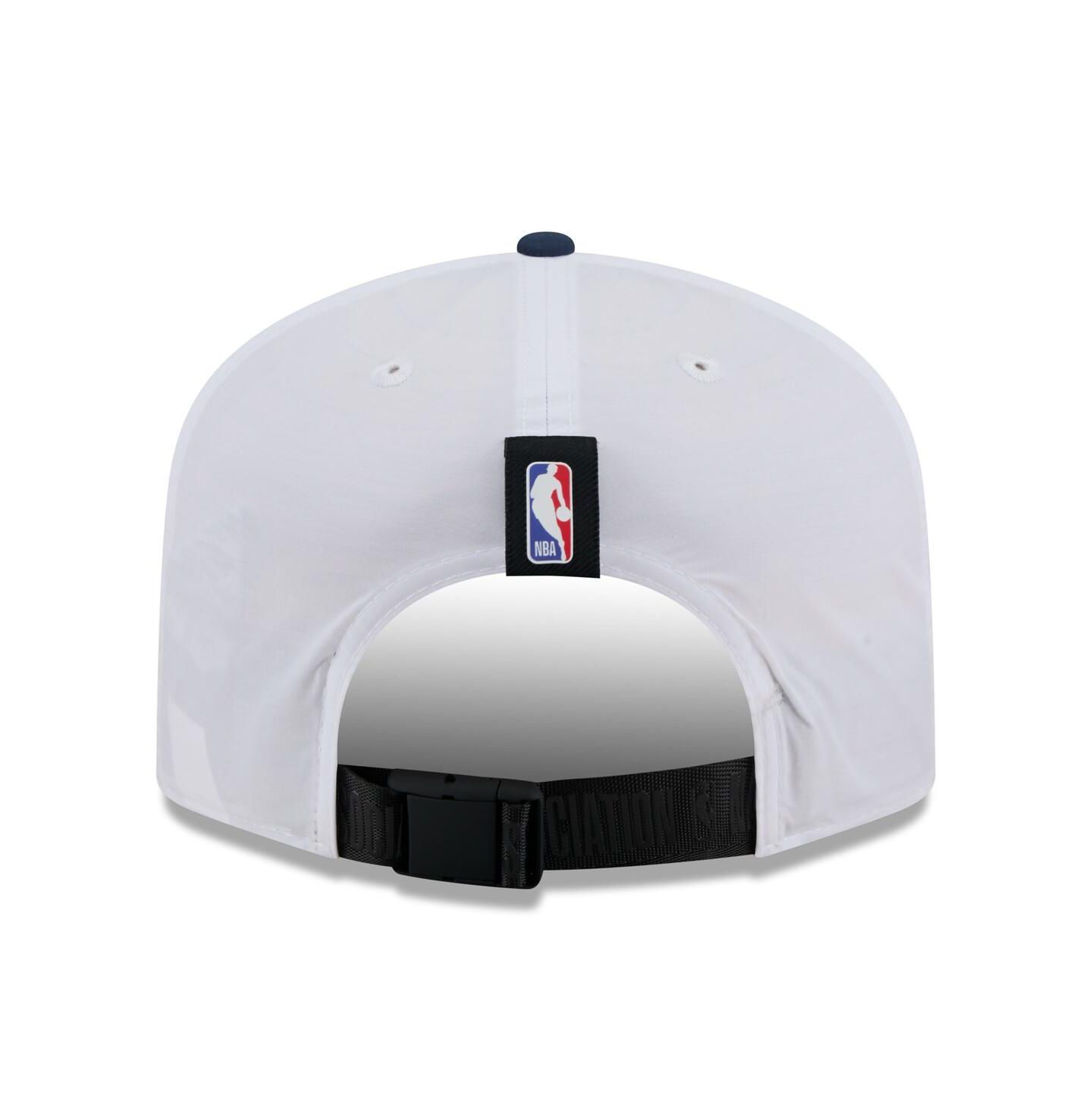 Мужская кепка New Era White/Navy Denver Nuggets 2025 NBA Draft On-Stage Nylon 19TWENTY Adjustable Hat — фото 4