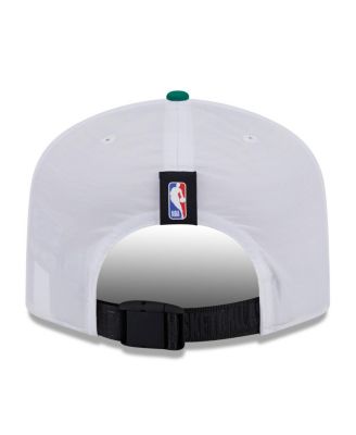 Men's White/Kelly Green Boston Celtics 2025 NBA Draft On-Stage Nylon 19TWENTY Adjustable Hat
