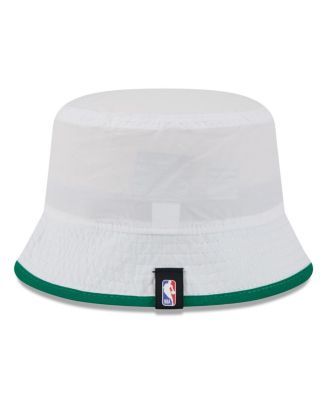 Men's White/Kelly Green Boston Celtics 2025 NBA Draft Nylon Bucket Hat