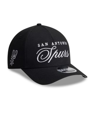 New Era - Men's Black San Antonio Spurs 2025 NBA Draft M-Crown A-Frame 9FORTY Adjustable Hat